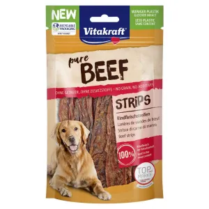 $2 OFF (Exp 4Mar25): Vitakraft Pure Beef Strips Dog Treat 80g