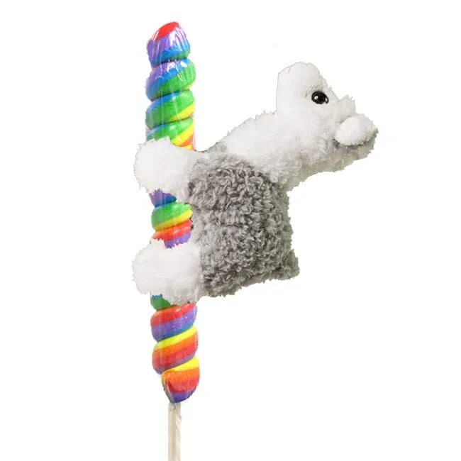 4" Alpaca on Candy Lollipop