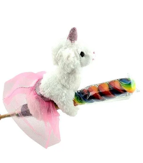 4" Alpaca on Candy Lollipop