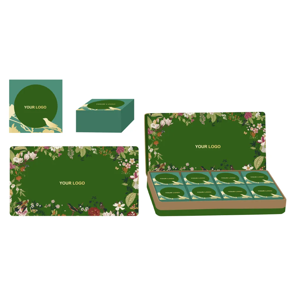 8pc Mooncake Tin Box