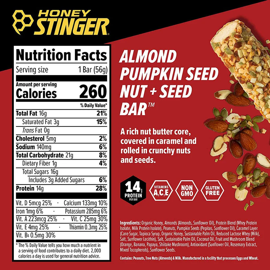 ALMOND PUMPKIN SEED NUT   SEED BAR