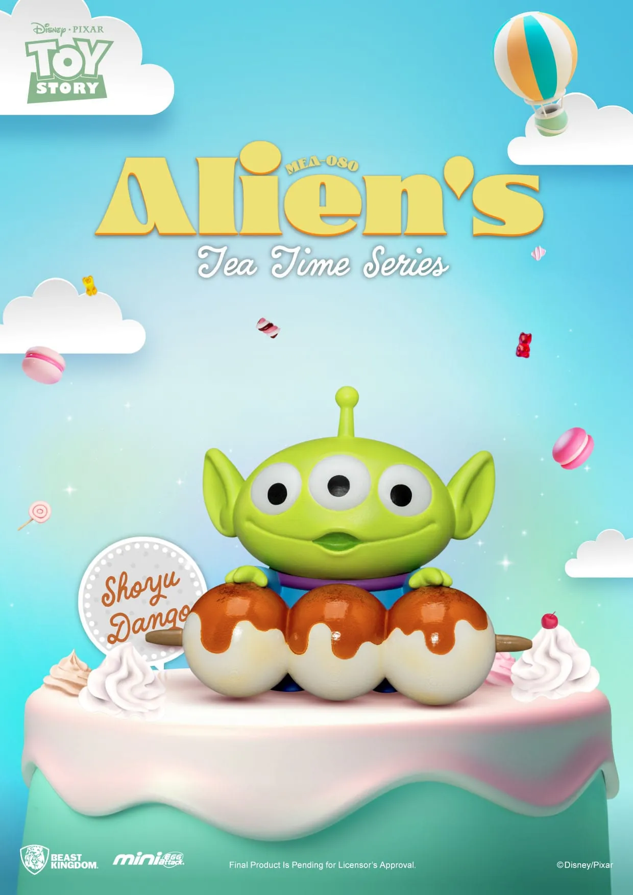 Beast Kingdom Toy Story Alien's Tea Time Series Mini Egg Attack Figures Set