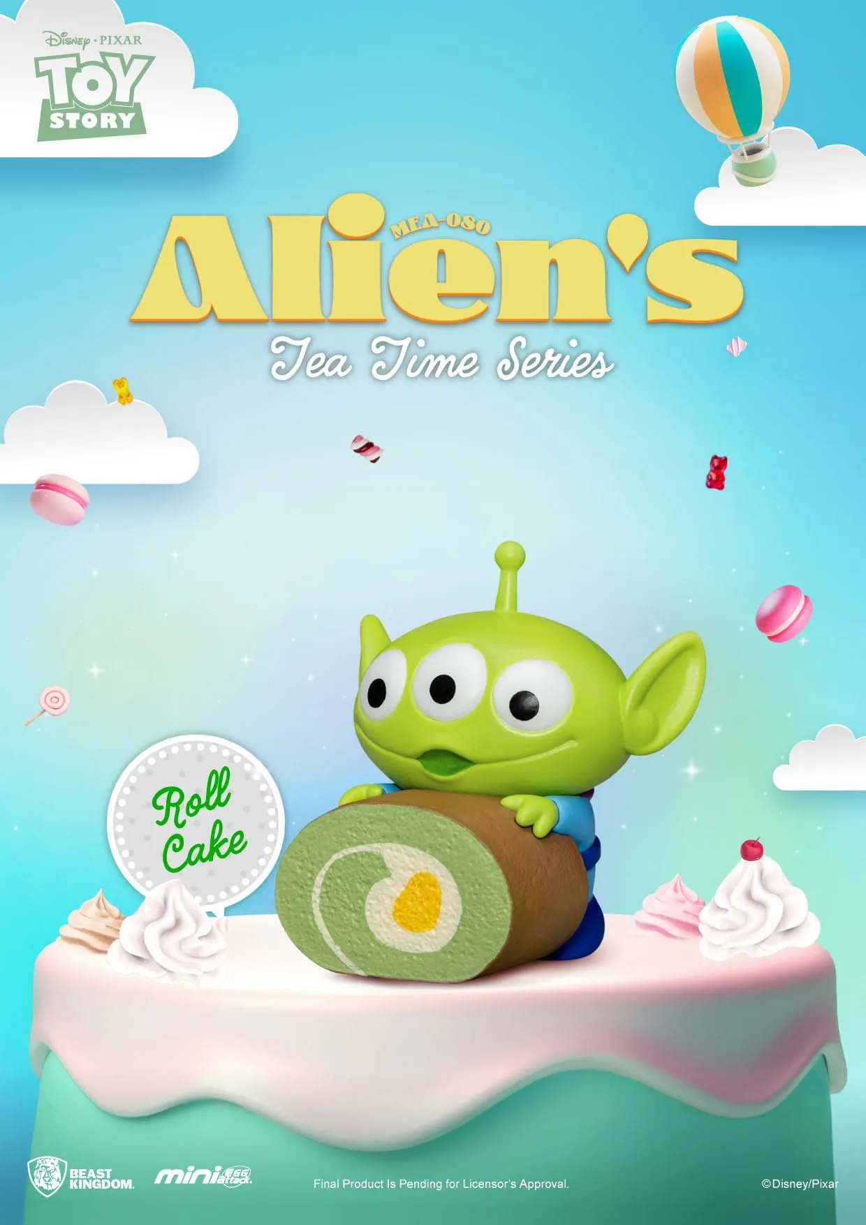 Beast Kingdom Toy Story Alien's Tea Time Series Mini Egg Attack Figures Set