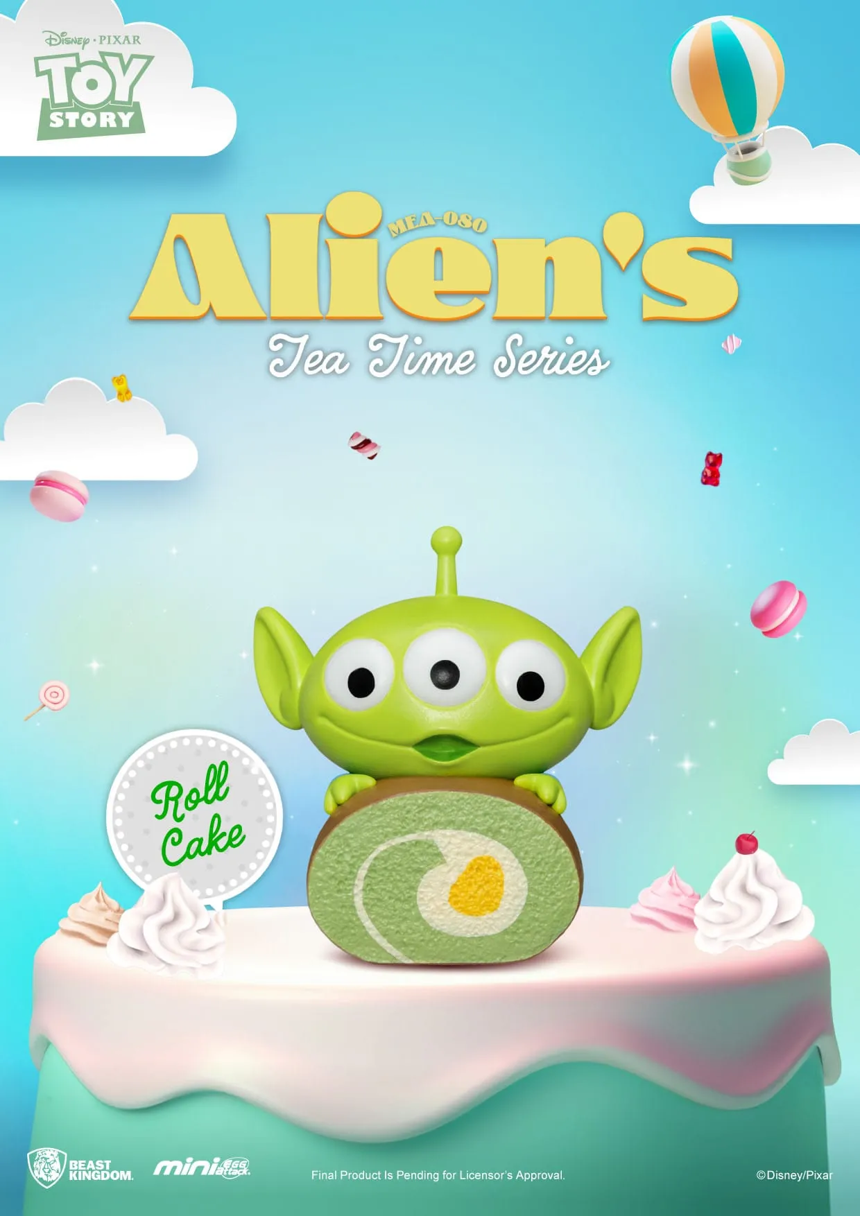 Beast Kingdom Toy Story Alien's Tea Time Series Mini Egg Attack Figures Set