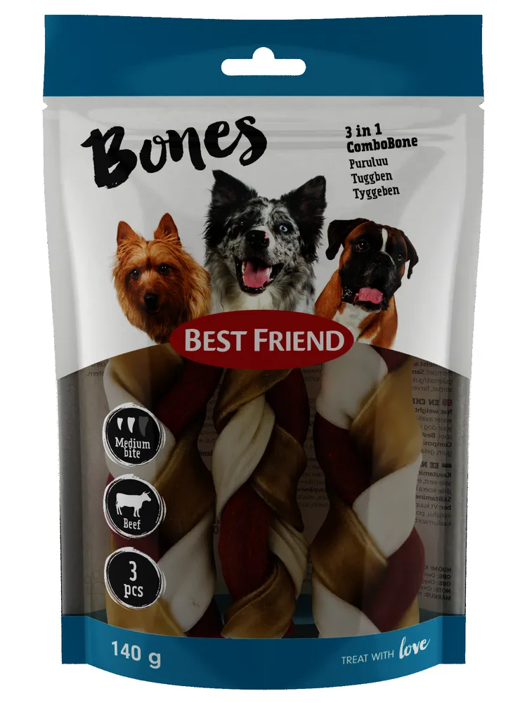 Best Friend Bones 3in1 ComboBone chew