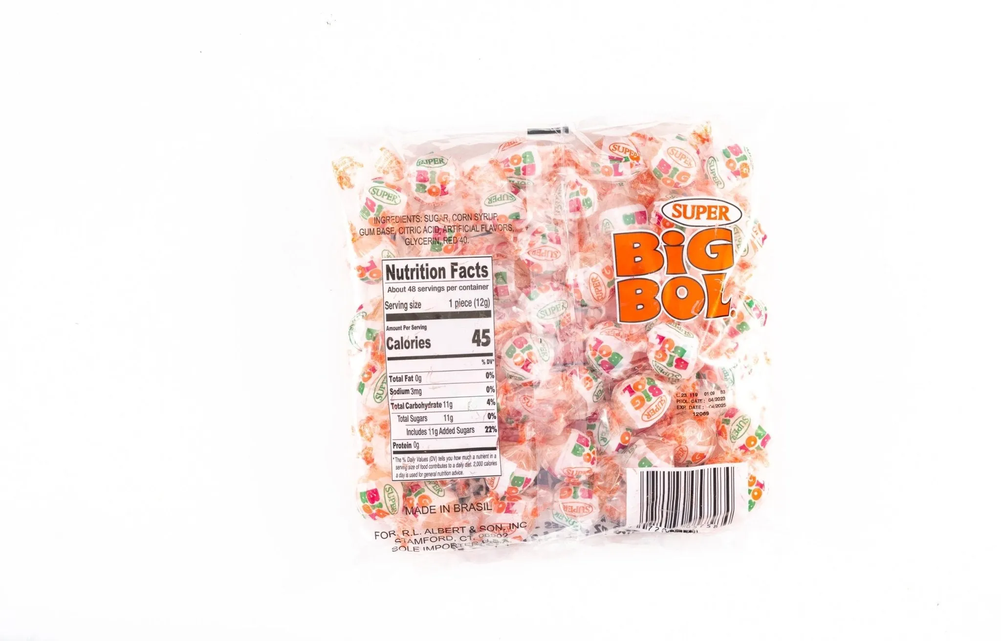 Big Bol Super Bubble Gum Bulk Pack (0.42 oz, 48 ct.)