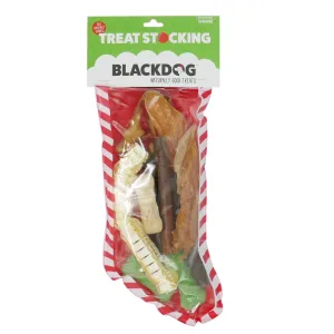 Blackdog Christmas Dog Treat Stocking