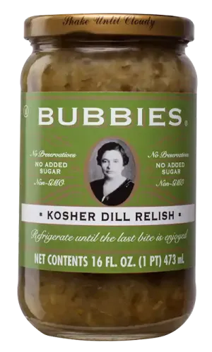 Bubbies Kosher Dill Pickle Relish 16oz