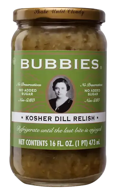 Bubbies Kosher Dill Pickle Relish 16oz