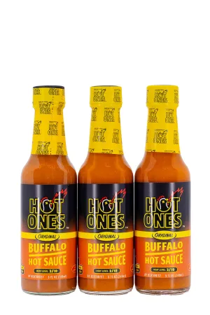 Buffalo Hot Sauce 3-Pack | Hot Ones Hot Sauce