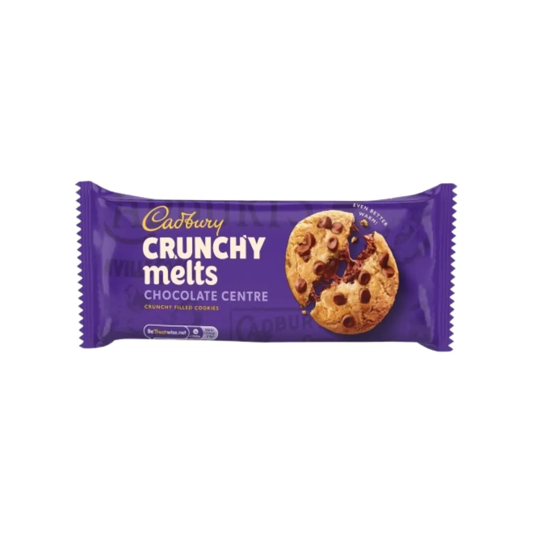 CADBURY Crunchy Melts Chocolate Centre Impored Cookies 160g