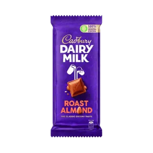 CADBURY DAIRY MILK ROAST ALMOND CHOCOLATE 90G