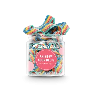 Candy Club - Rainbow Sour Belt Candies