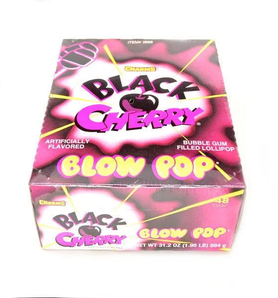 Charms Black Cherry Blow Pops