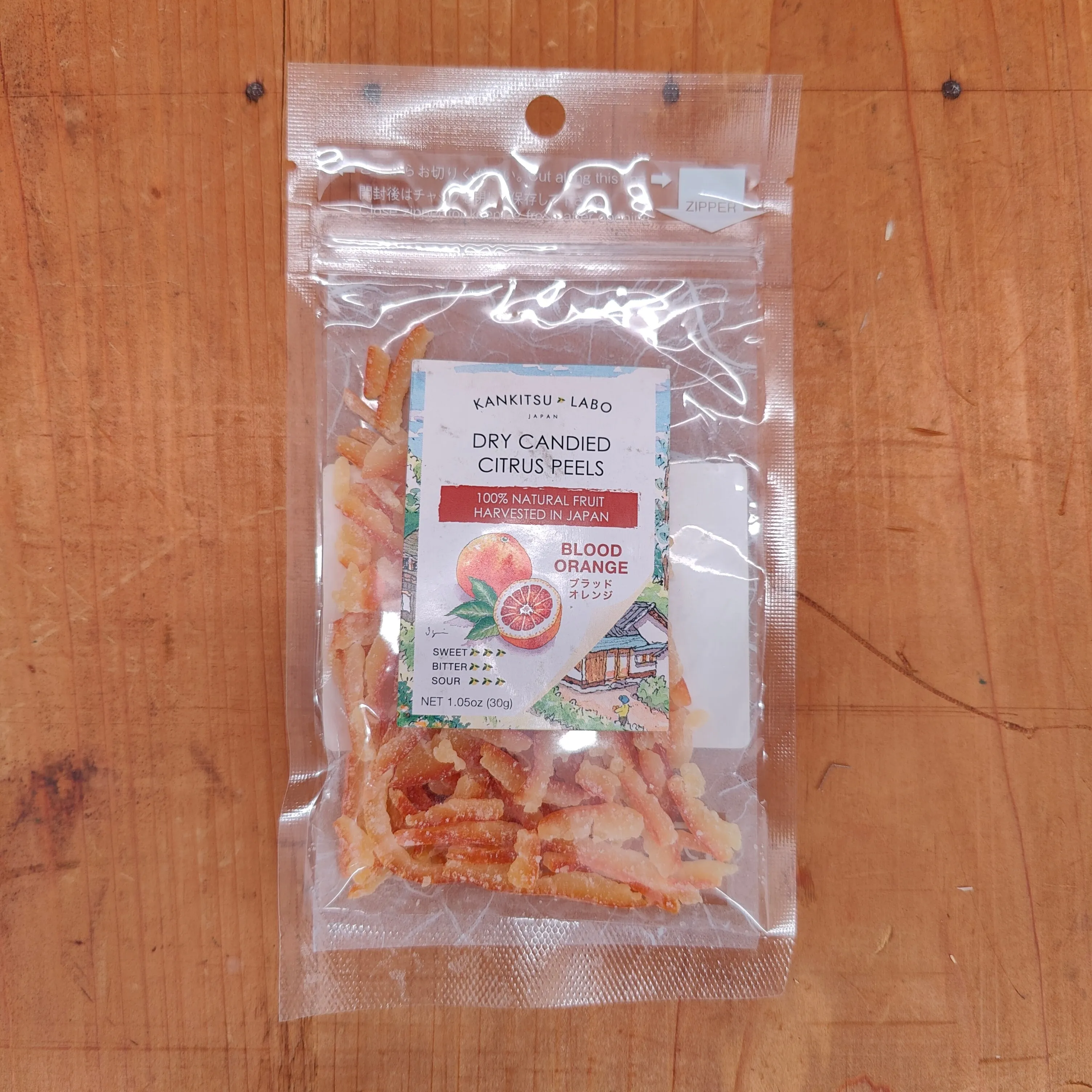 Dry Candied Japanese Citrus Peels - 1.05oz