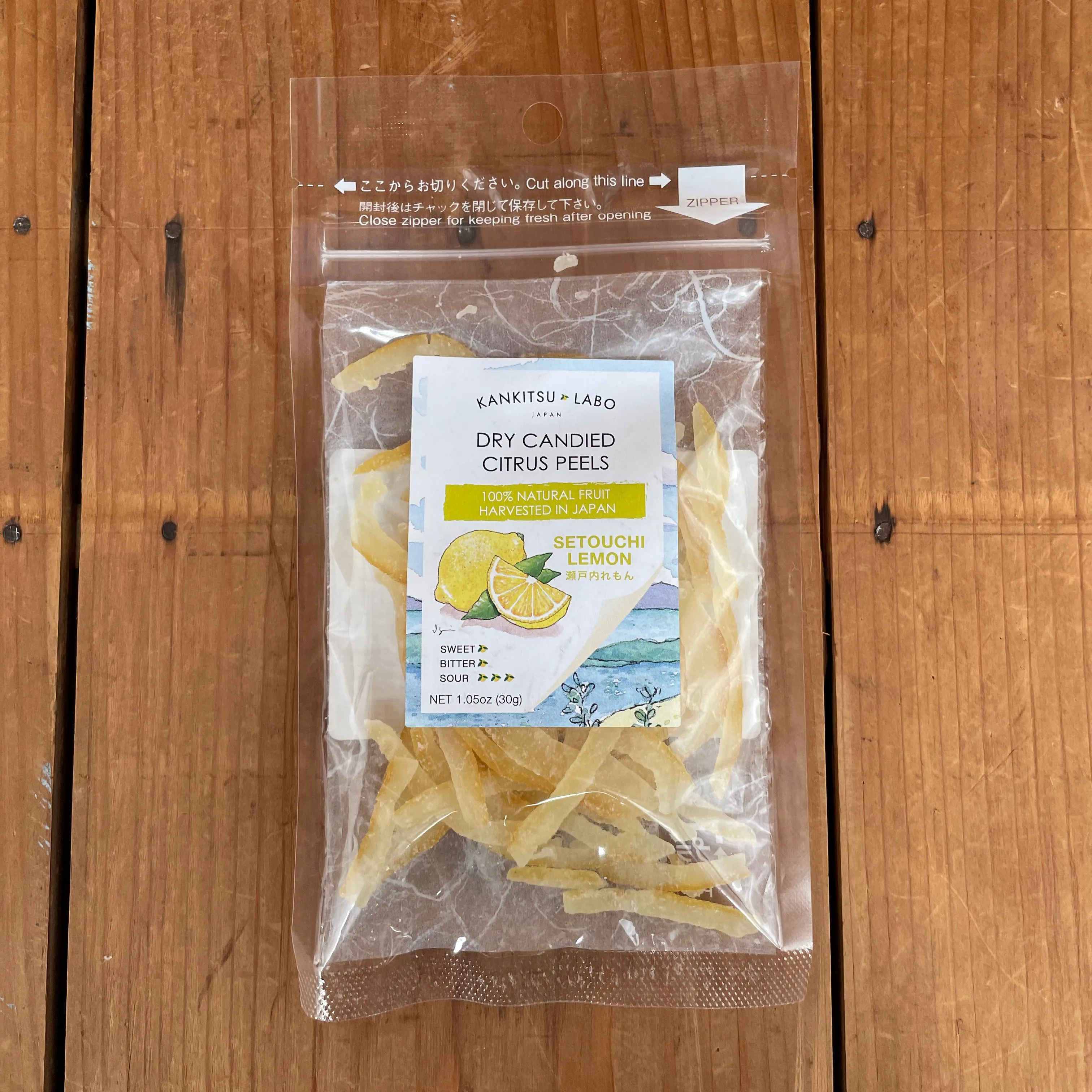 Dry Candied Japanese Citrus Peels - 1.05oz