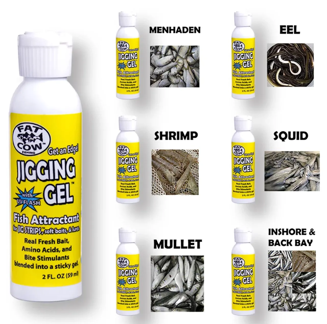 Fat Cow Fishing Jigging Gel Fish Attractant