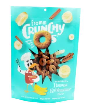 Fromm Crunchy O's Banana Kablammas Dog Treats 6oz