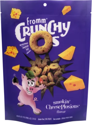 Fromm Crunchy O's Smokin' CheesePlosion Dog Treats