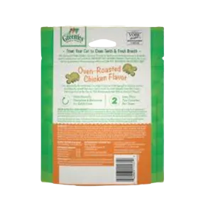 Greenies Feline Oven Roasted Chicken Flavor Dental Cat Treats, 2.5-oz bag