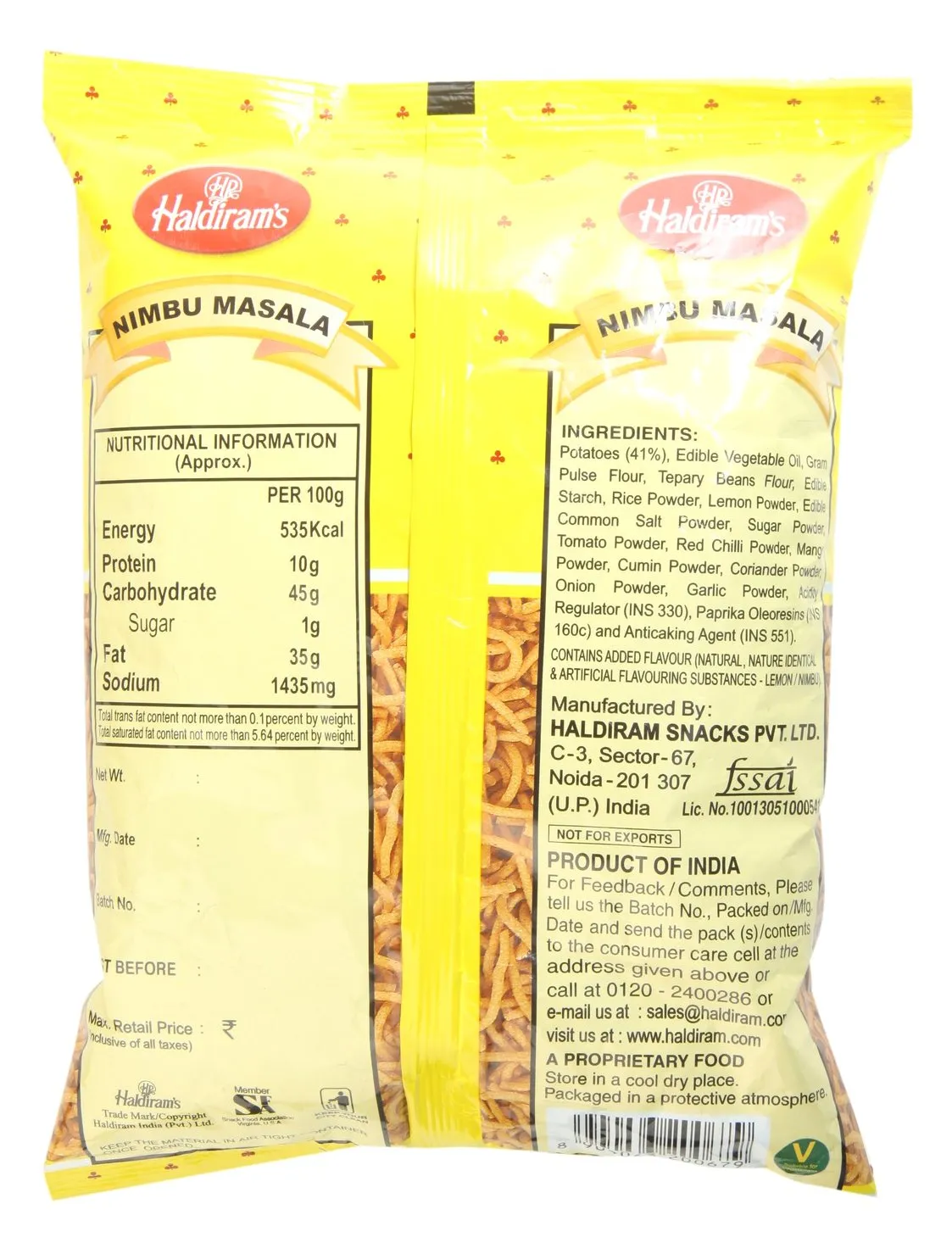 Haldiram Nimbu Masala - 200gm