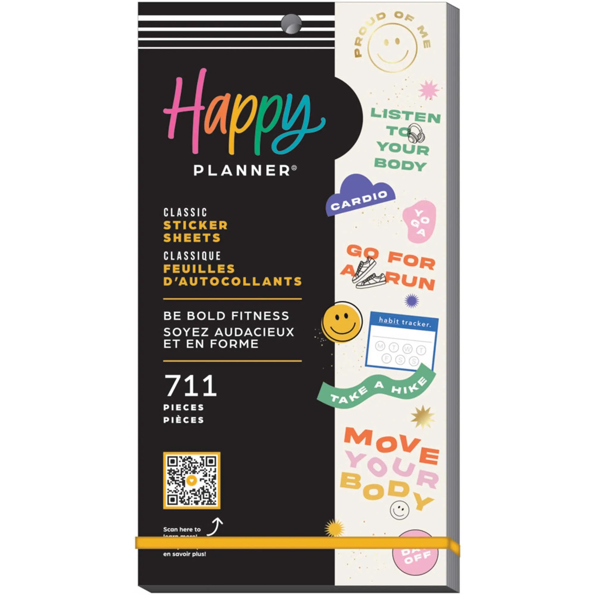 Happy Planner Be Bold Fitness Classic Sticker Book Value Pack