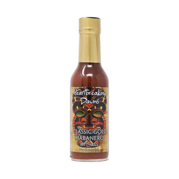 Heartbreaking Dawns Classic Gold Habanero Hot Sauce