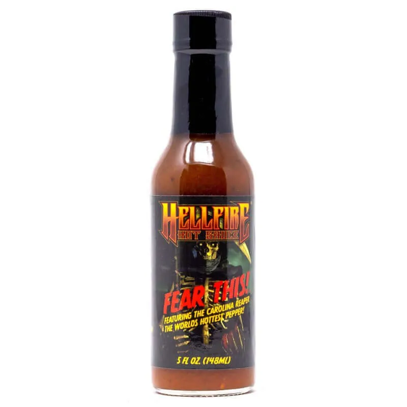 Hellfire Fear This! Carolina Reaper Hot Sauce