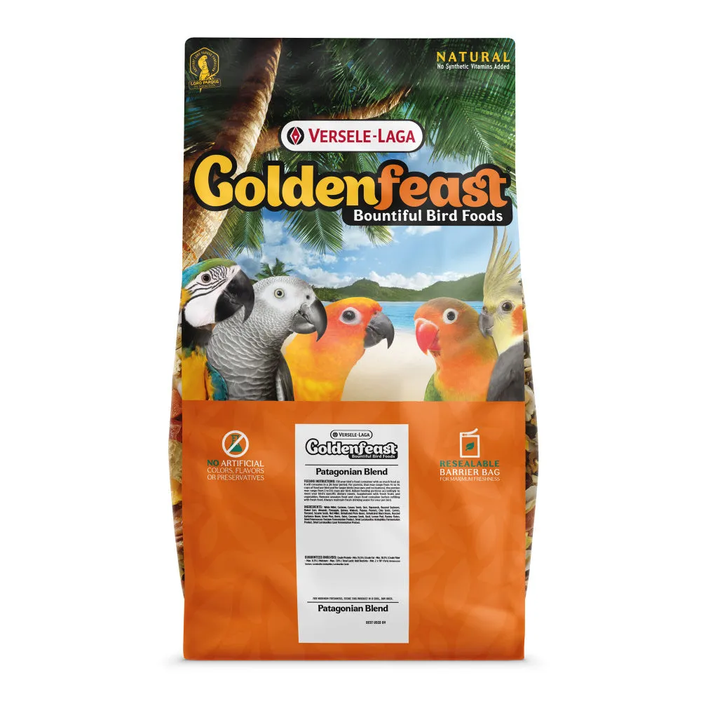 Higgins Versele-Laga Goldenfeast Patagonian Blend Bird Food for Lovebirds & Tiels & Parrotlets