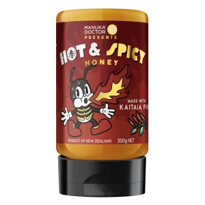 Kaitaia Fire x Manuka Doctor - Hot & Spicy Honey (300g)