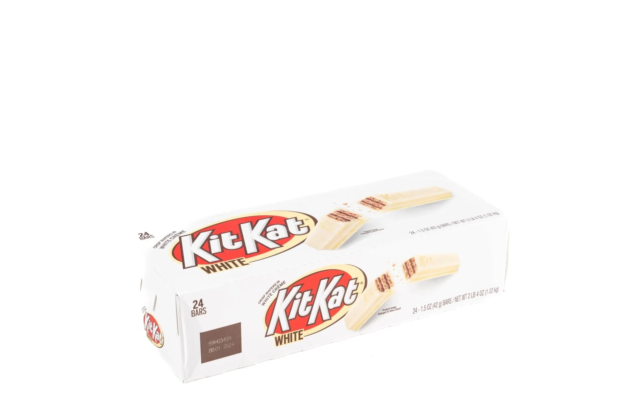 KitKat Crisp Wafers White Creme Candy Bar Bulk Box (1.5 oz, 24 ct.)