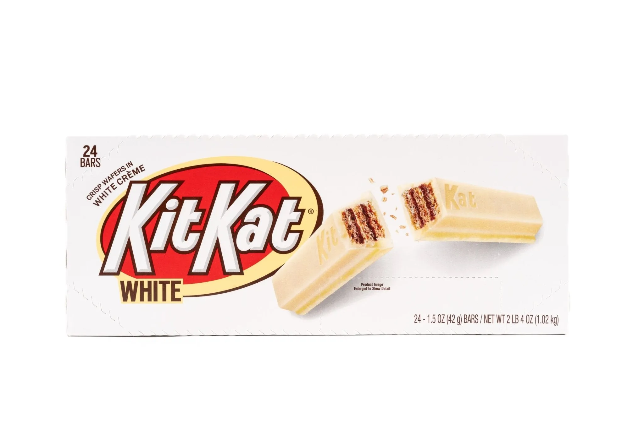 KitKat Crisp Wafers White Creme Candy Bar Bulk Box (1.5 oz, 24 ct.)