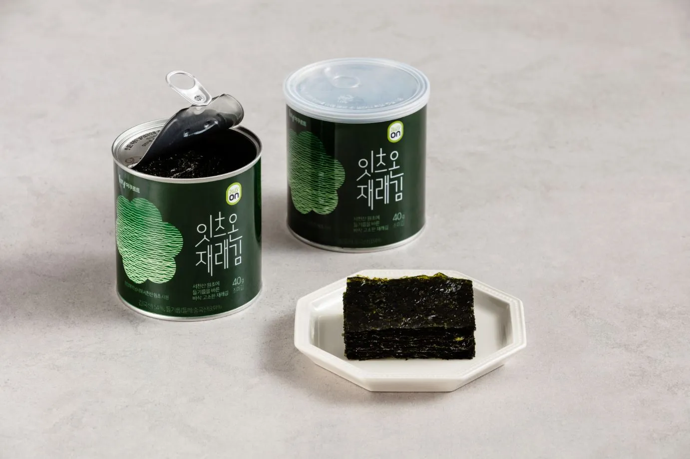 Korean Traditional Seaweed Savory Taste Foods 40g Roasted Laver Snacks