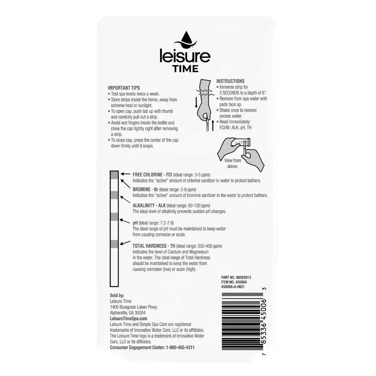 Leisure Time 5-Way Test Strips