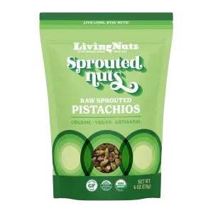 Living Nutz - Organic Sprouted Pistachios (6oz)