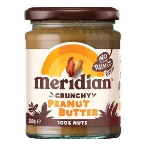 Meridian Crunchy Peanut Butter 280g