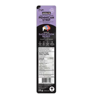 Mitsoh Pemmican Strips - Saskatoon Berry (23g)