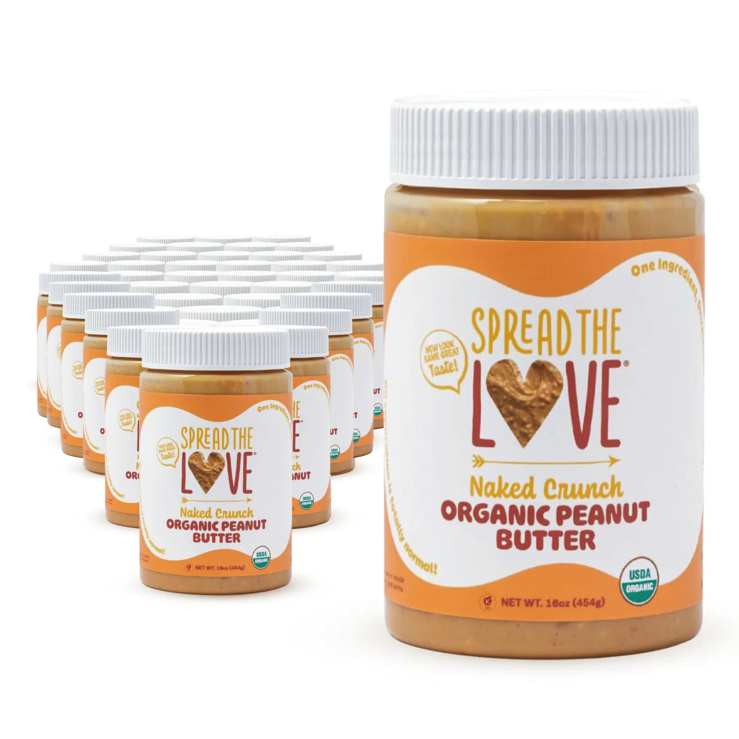 NAKED CRUNCH Organic Peanut Butter - Wholesale