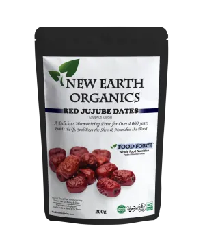 New Earth Organics American Red Jujube Dates (185g)