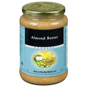 Nuts To You Almond Butter - Crunchy (735g)