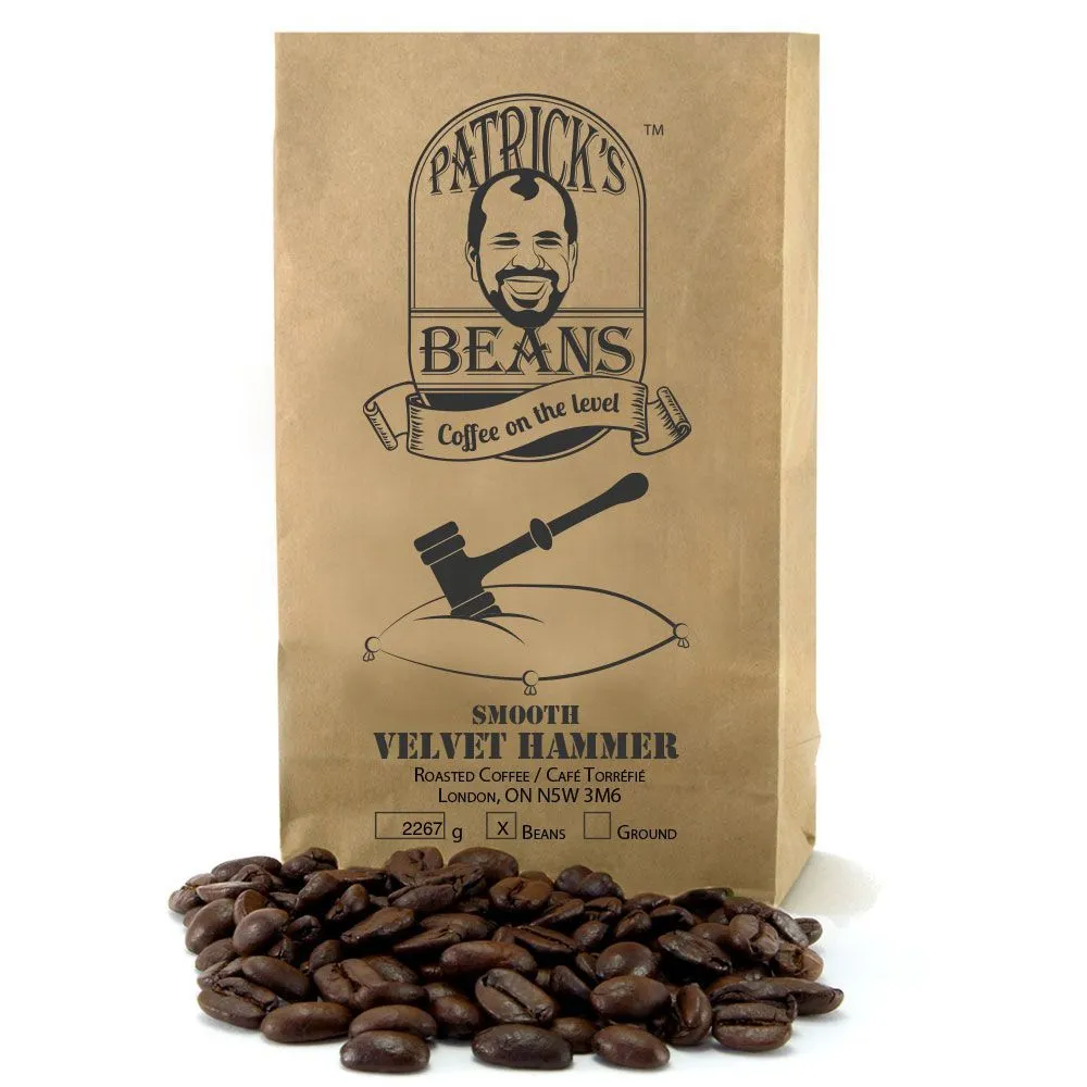 Pat's Beans 5lbs Whole Smooth Velvet Hammer