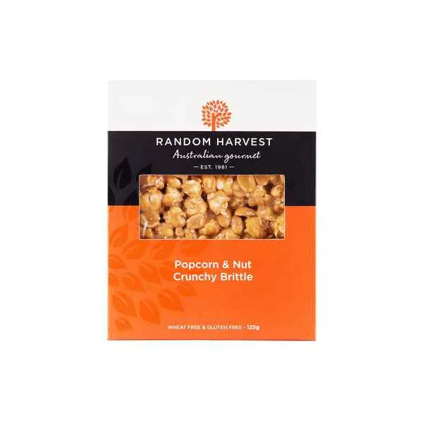 Popcorn & Nut Crunchy Peanut Brittle 125g