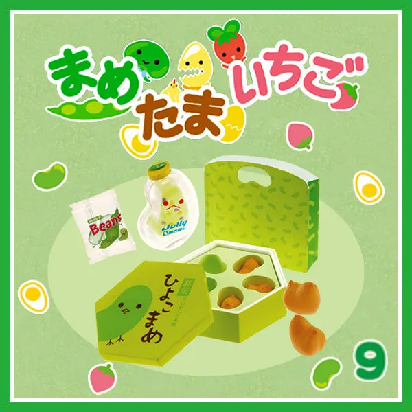 Rare 2007 Re-Ment Strawberry Green Bean and Egg Full Set of 10 pcs <Free Shipping>