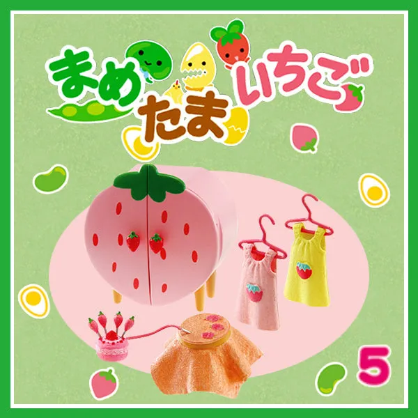 Rare 2007 Re-Ment Strawberry Green Bean and Egg (Sold Individually) <Free Shipping>