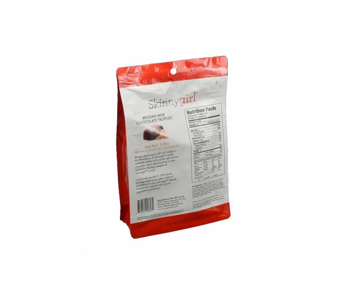 Skinnygirl Belgian Milk Chocolate Sea Salt Toffee Truffles Bag