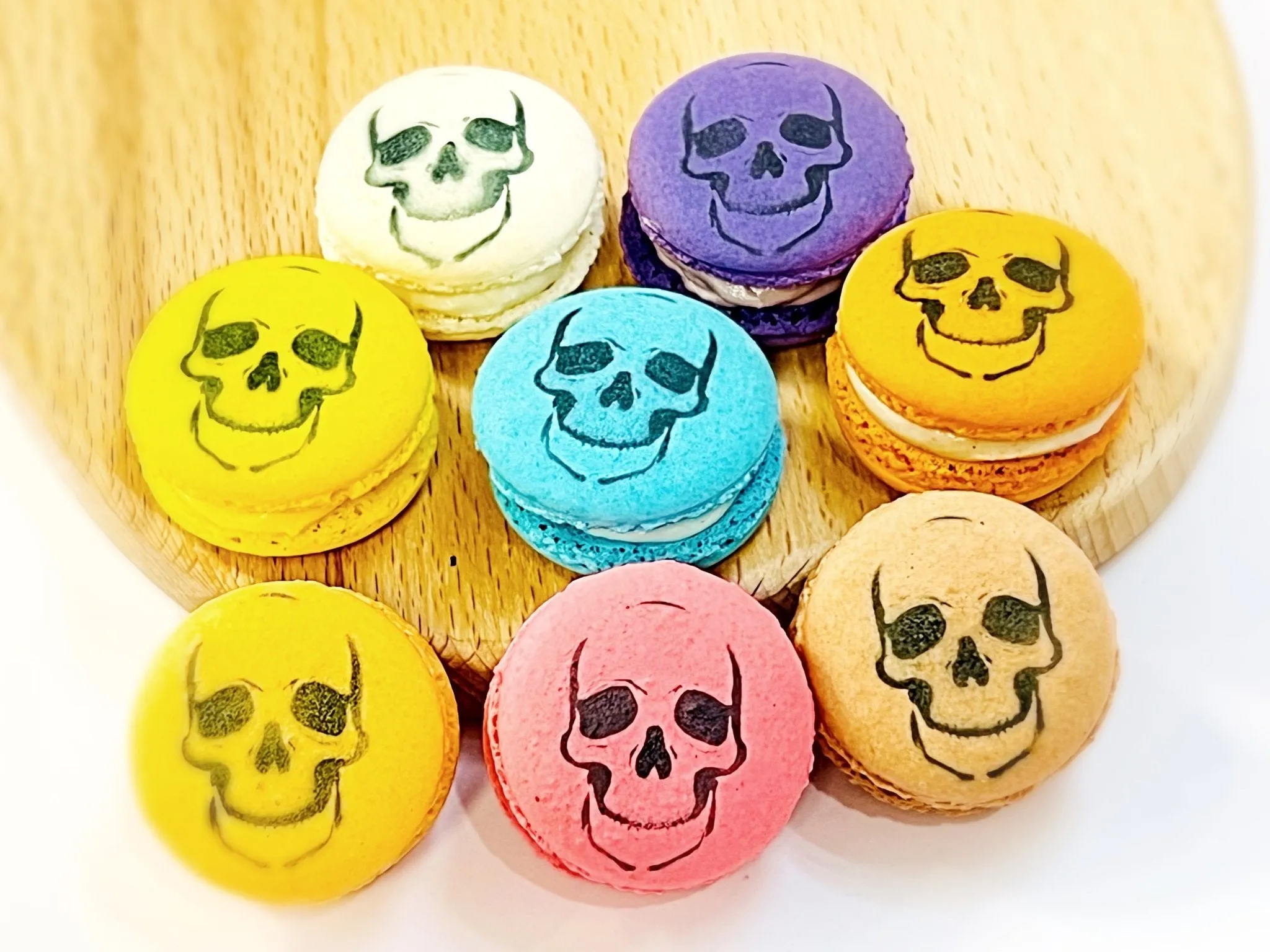 Skull French Macaron | Choose Your Favorite Flavors