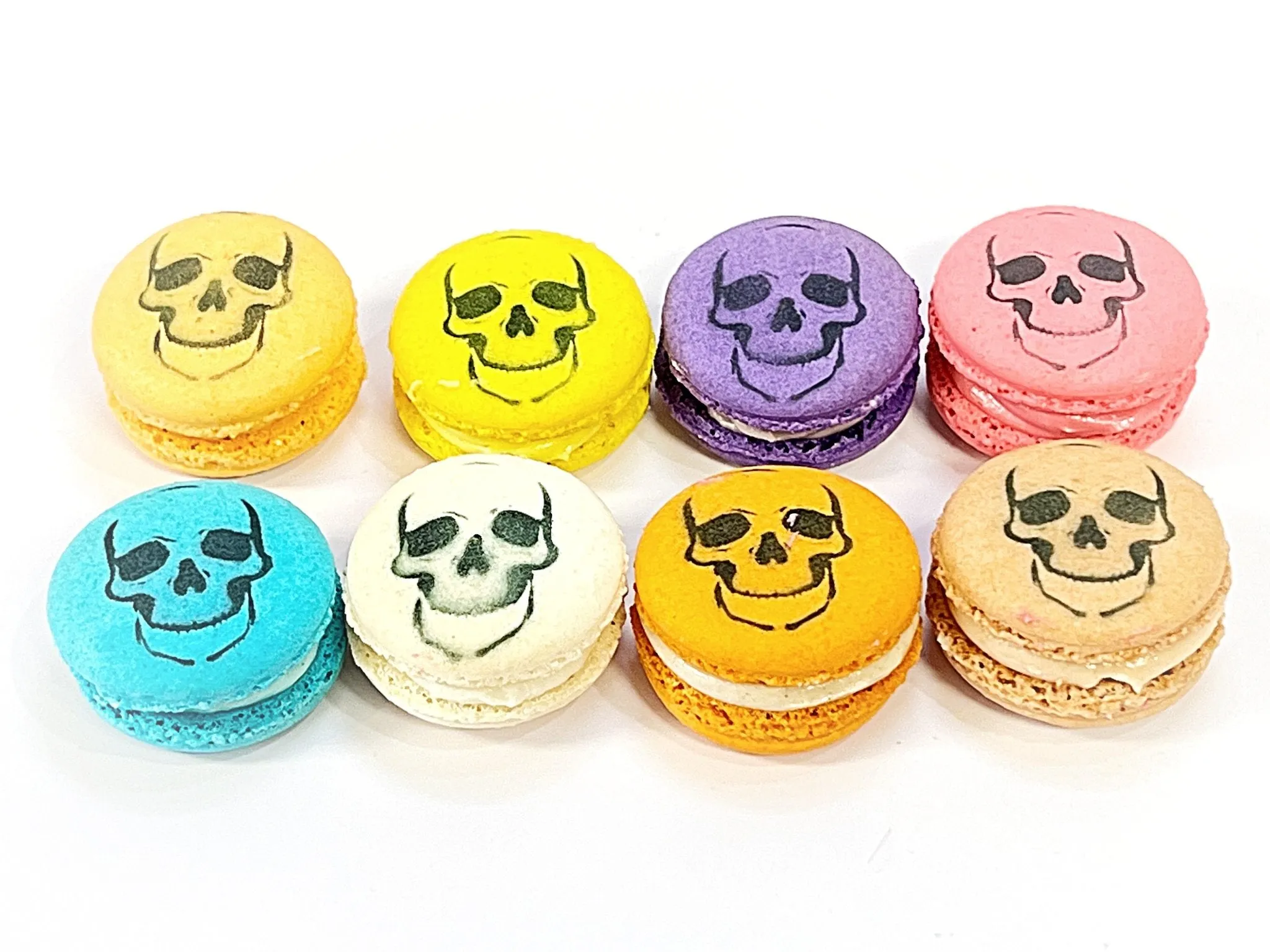 Skull French Macaron | Choose Your Favorite Flavors