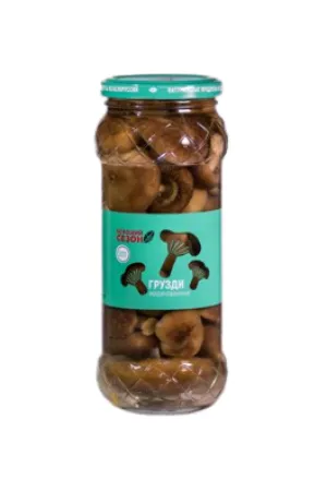 Sterilized marinated mushrooms 580 ML