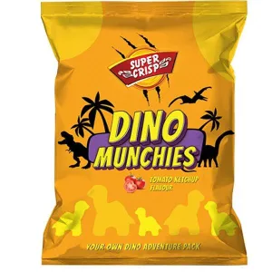 SUPER CRISP DINO MUNCHIES TOMATO KETCHUP FLAVOUR 21G