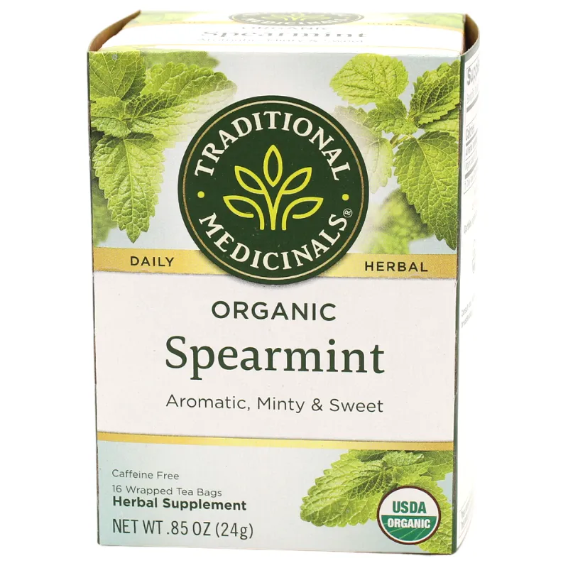 Traditional Medicinals Organic Spearmint Tea 16ct